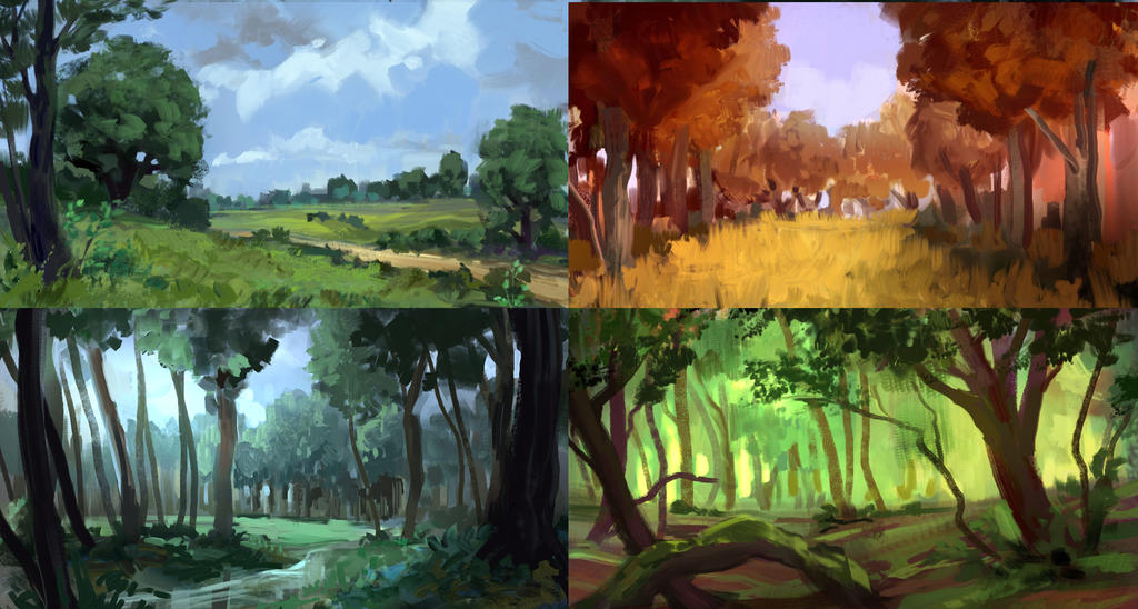 Forest sketches!