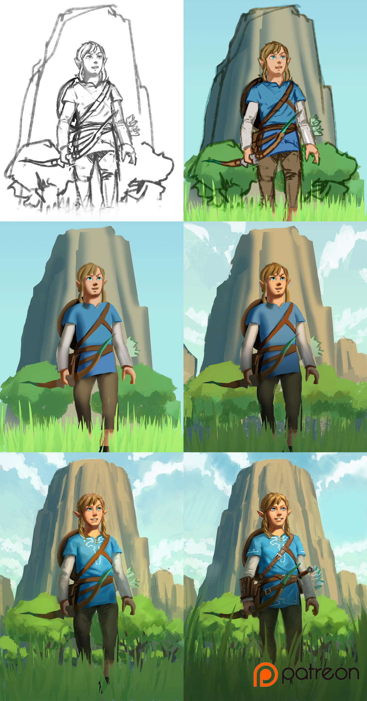 Legend of Zelda: Breath of the Wild Steps! by JordyLakiere