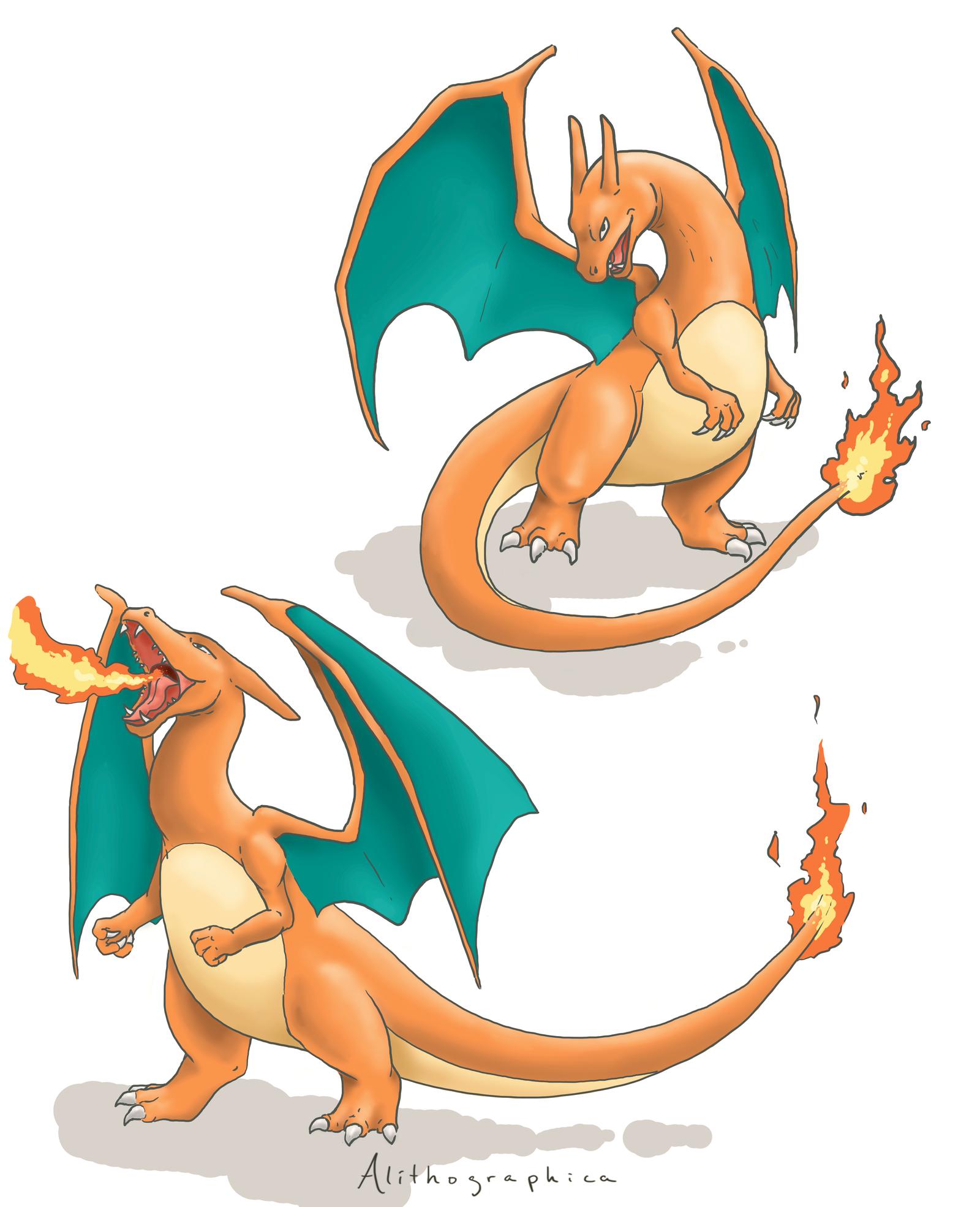 Small Charizard Image Charizard doodles by Alithographica on DeviantArt