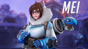 overwatch mei wallpaper 1 by ferexes
