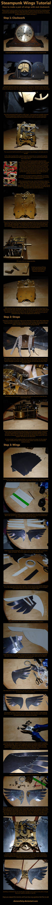 Clockwork Wings Tutorial by DemoraFairy