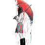 Girl Under the Umbrella