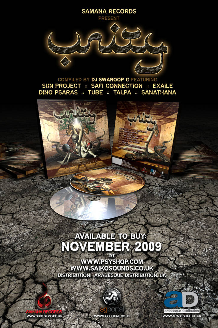 UNITY - CD Cover - Promotion by Psy-Pro on DeviantArt