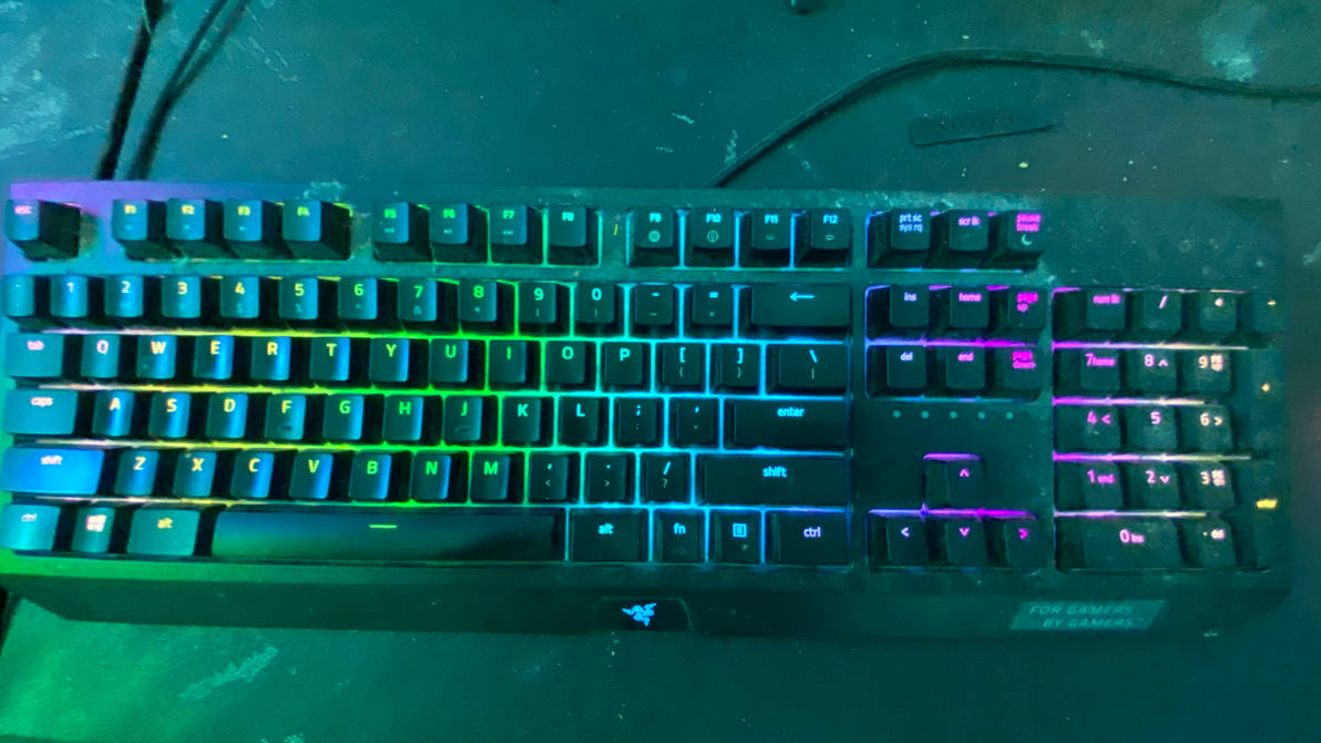 LED Keyboard by OfficialKartoonz on DeviantArt
