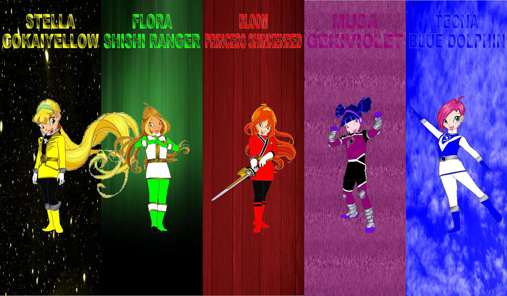 Winx Rangers Winx Rangers for Interrogator by RA2135 on DeviantArt