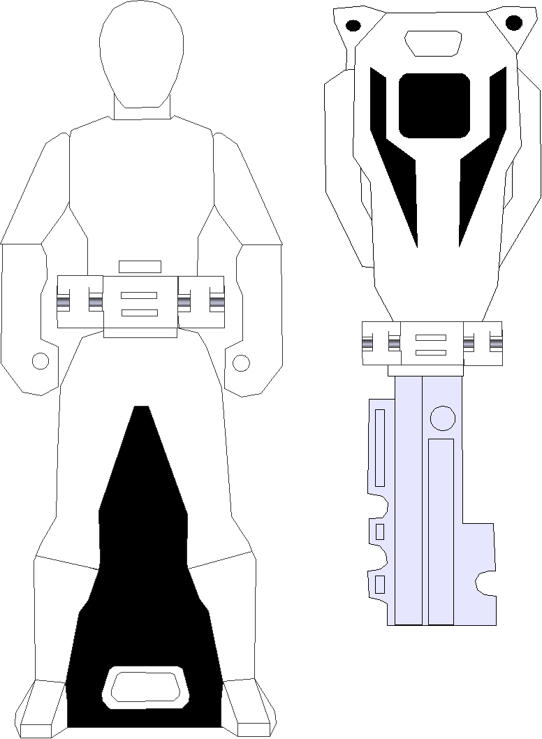 Blank Ranger Key by RA2135 on DeviantArt