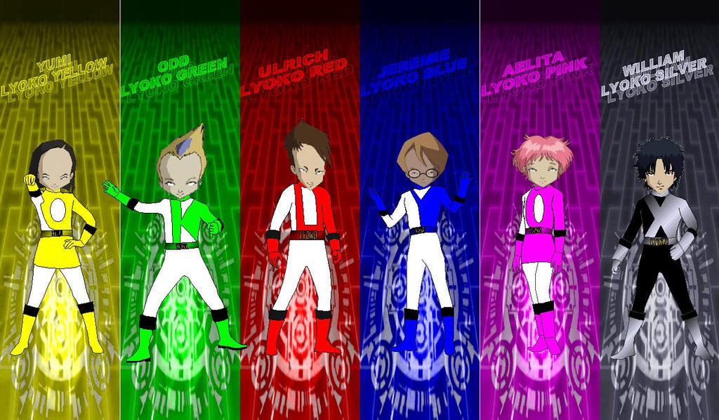 Power Rangers Code LYOKO for llouw1 by RA2135 on DeviantArt