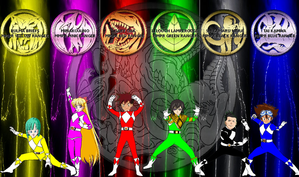 Mighty Morphin' Anime Rangers AdrenalineRush1996 by RAatNYSBA on DeviantArt