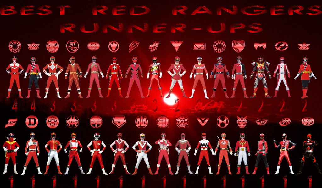 Best Red Ranger Runner Ups by RA2135 on DeviantArt