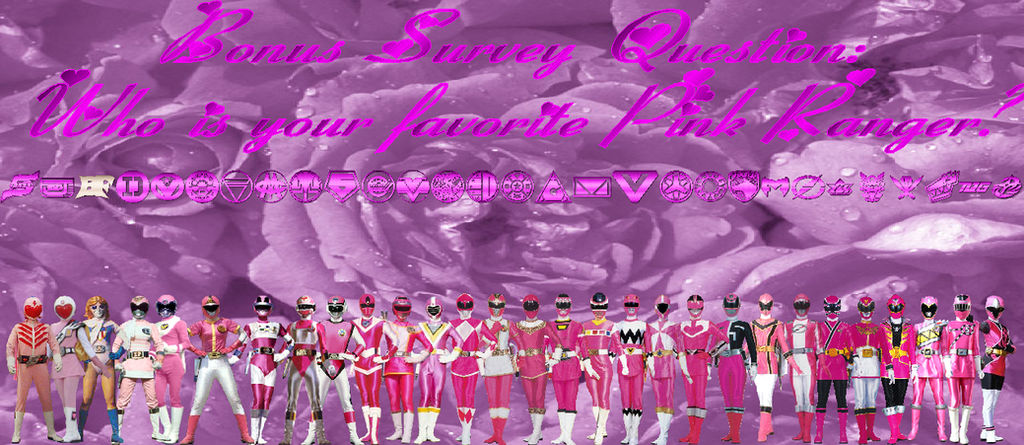 Favorite Pink Ranger Bonus Question by RAatNYSBA on DeviantArt