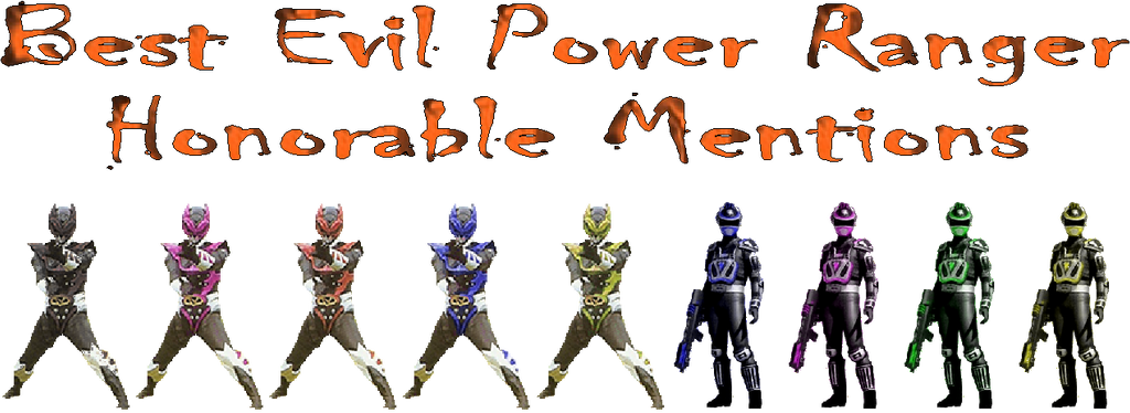 Best Evil Power Rangers Honorable Mentions by RAatNYSBA on DeviantArt