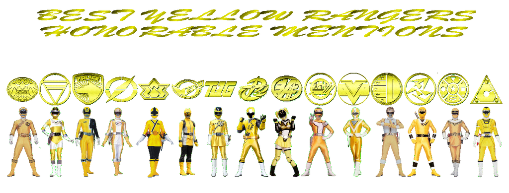 Best Yellow Ranger Honorable Mentions by RA2135 on DeviantArt