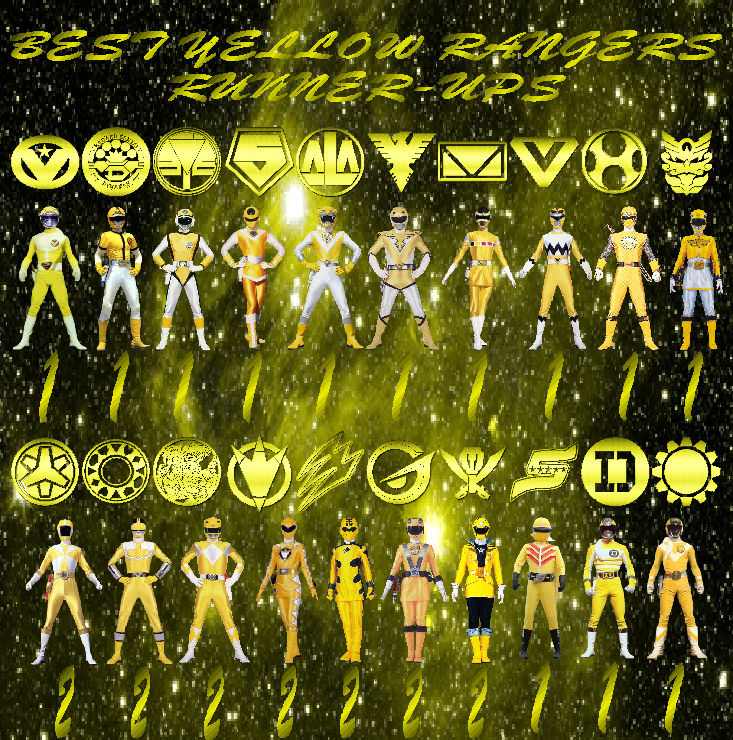 Best Yellow Ranger Runner-Ups by RA2135 on DeviantArt