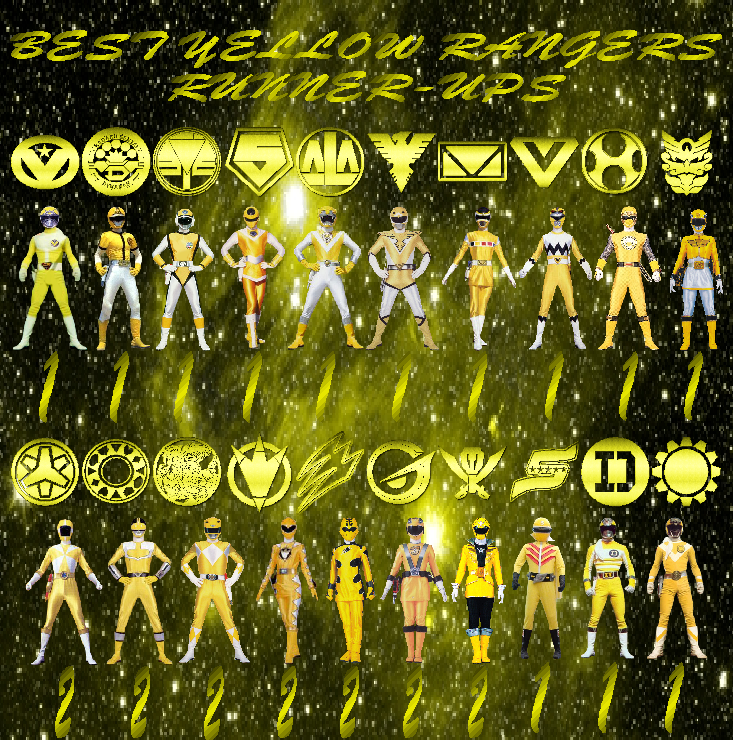 Best Yellow Ranger Runner-Ups by RA2135 on DeviantArt