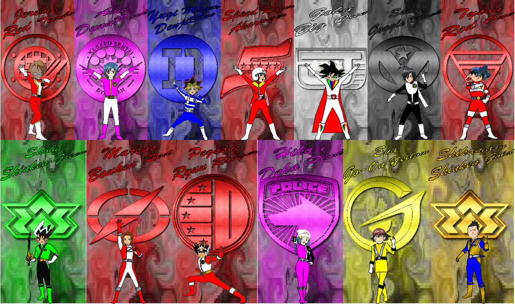 Anime 199 Legends Team for AdrenalineRush1996 by RAatNYSBA on DeviantArt