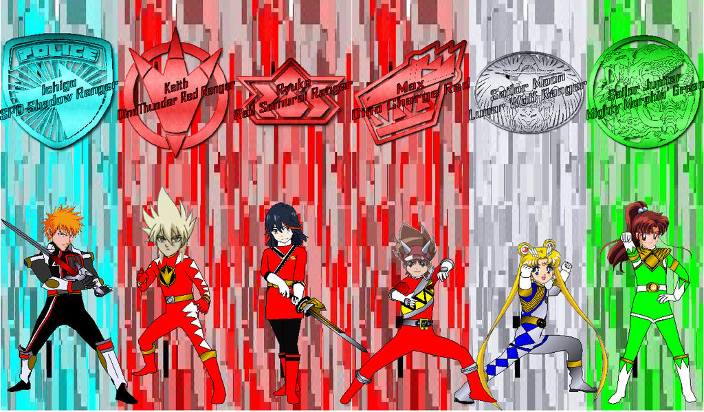 Anime Rangers for KyuubiVictoria by RAatNYSBA on DeviantArt