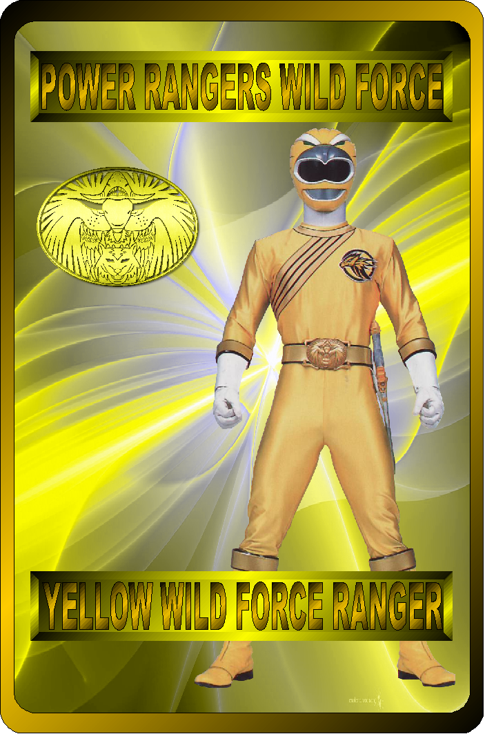 Yellow Wild Force Ranger by RAatNYSBA on DeviantArt