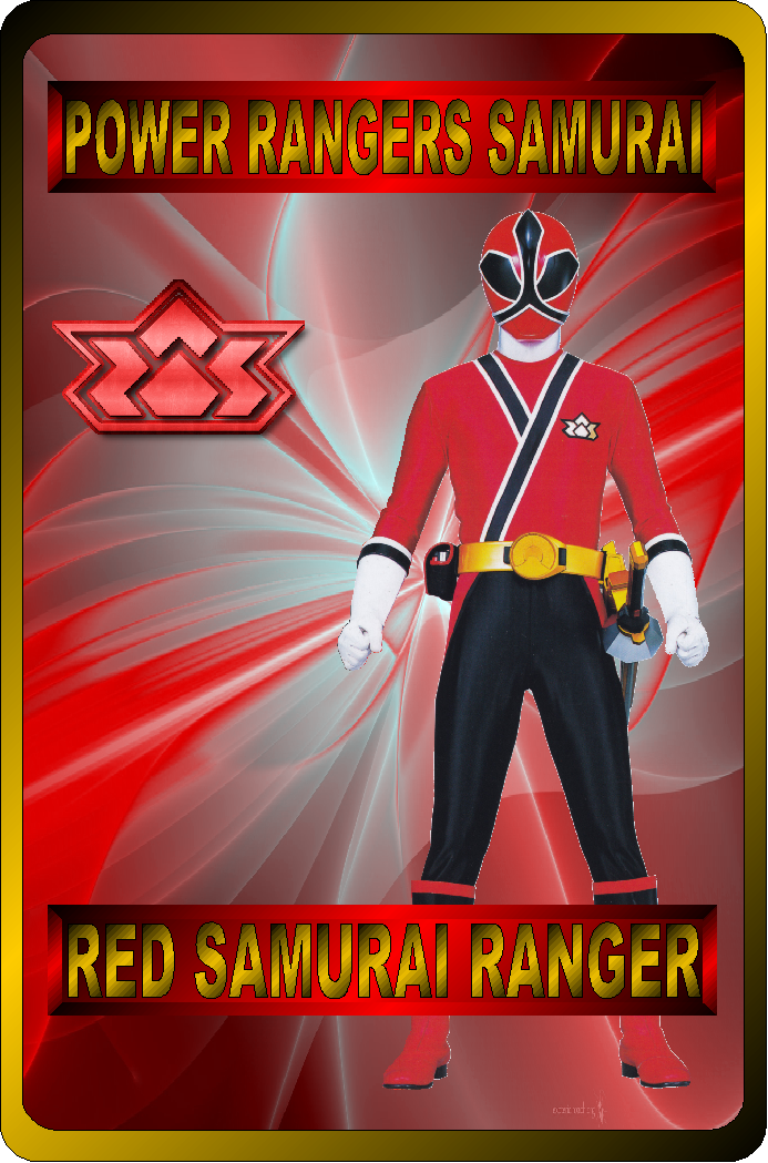 Red Samurai Ranger (Male) by RA2135 on DeviantArt