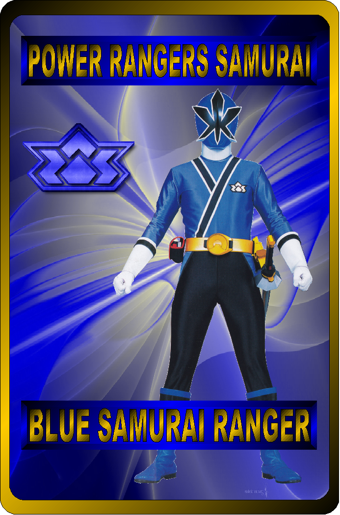 Blue Samurai Ranger by RA2135 on DeviantArt