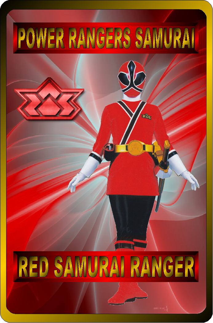 Red Samurai Ranger (Female) by RA2135 on DeviantArt