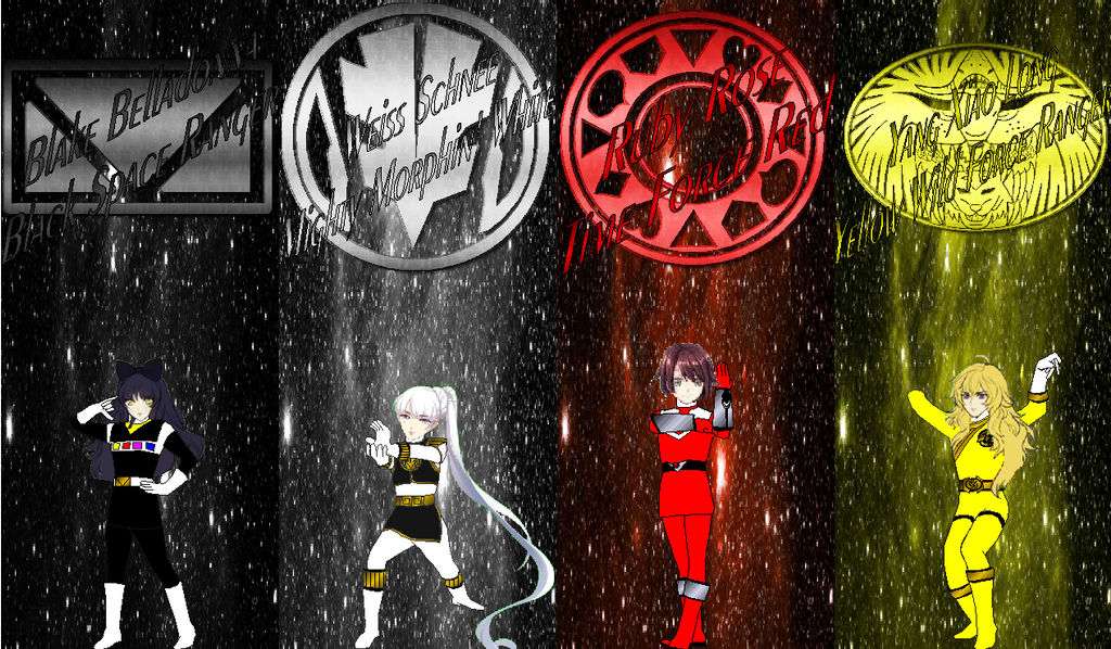 Rwby Rang Rage RWBY Rangers for Burningmario234 by RAatNYSBA on DeviantArt