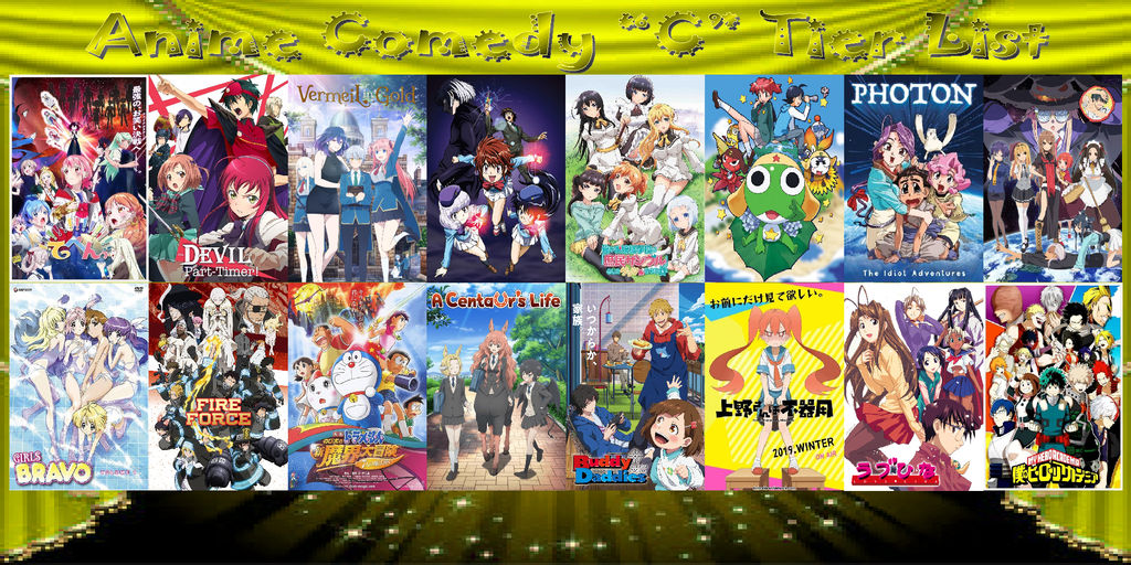 Anime Comedy C Tier List by RAatNYSBA on DeviantArt