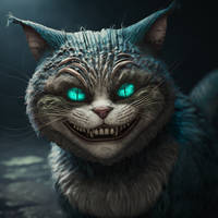 Scary Cheshire Cat