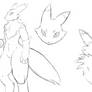 Renamon sketches