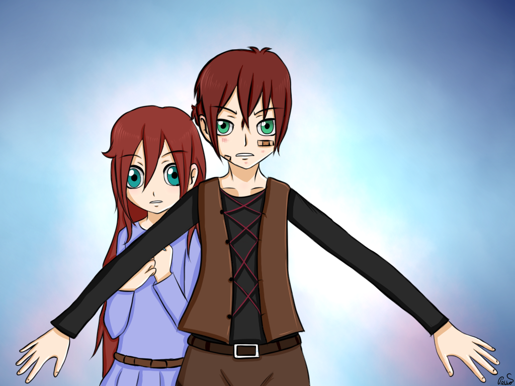 Protective Brother - Ava and Luke by Pexxastar-OLD on DeviantArt