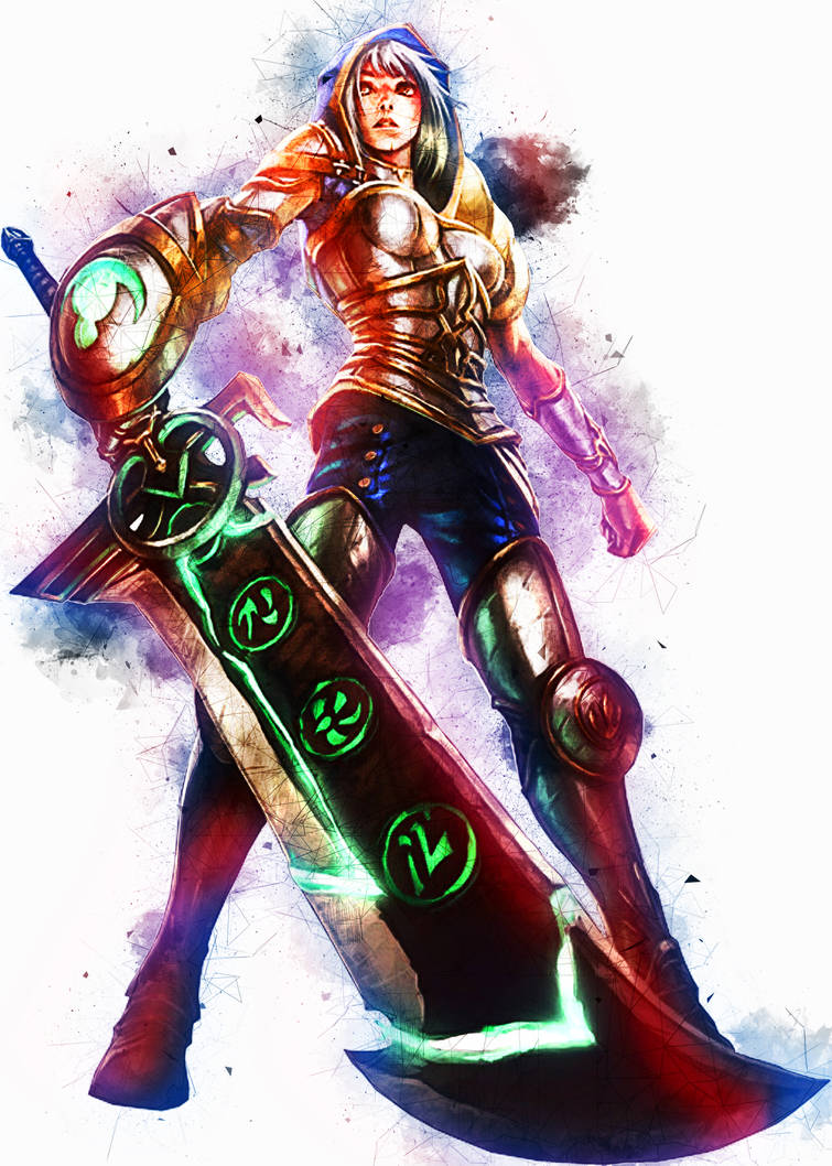 Redeemed Riven by LeagueofDesign on DeviantArt