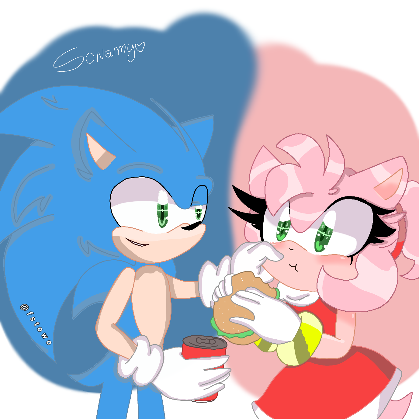 Sonamy Sonic e Amy added a new photo. - Sonamy Sonic e Amy