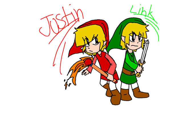 Justin Link Link and Justin by sailor663 on DeviantArt