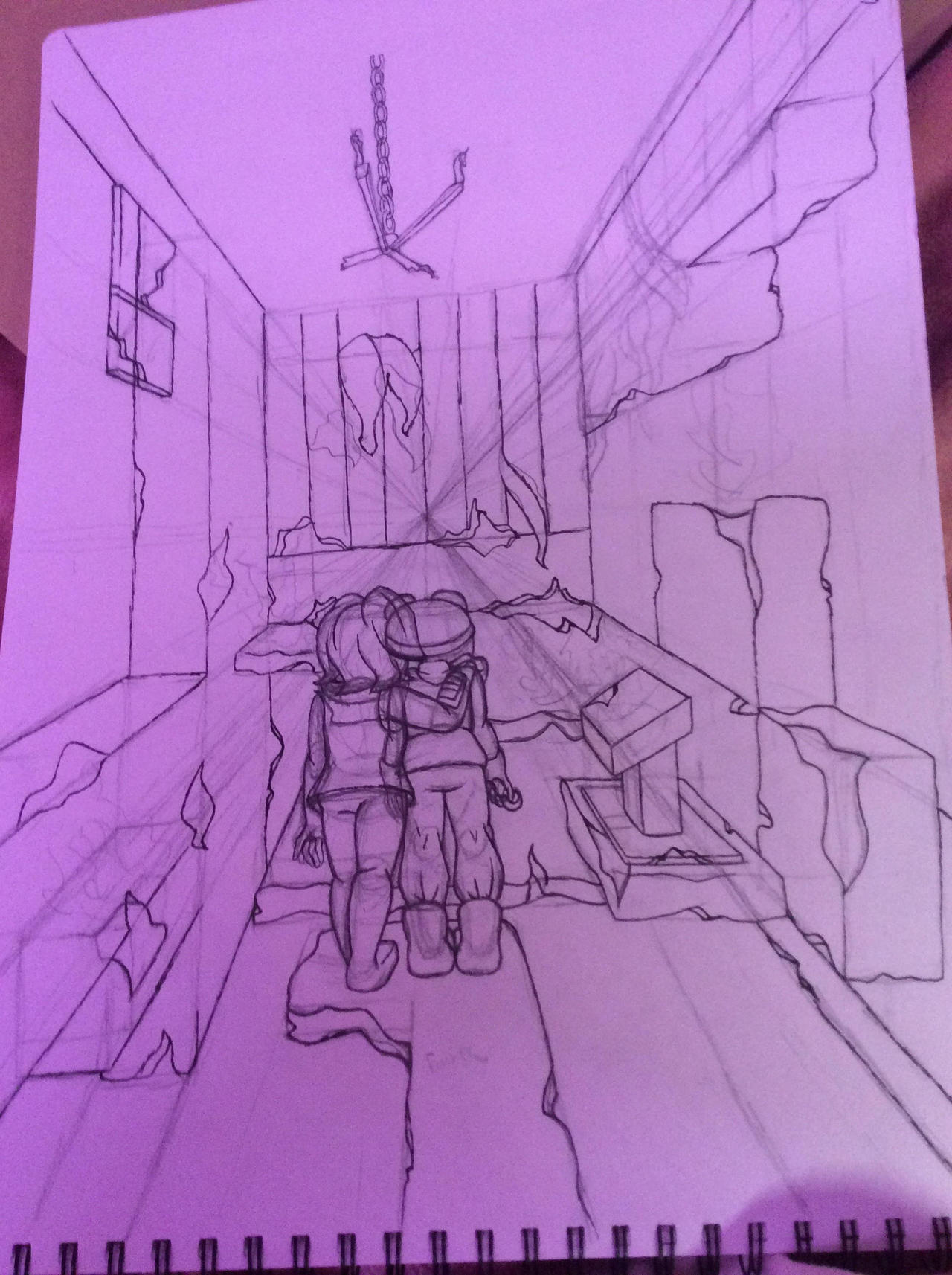 The ruined Library- Sketch by Summerlycoris on DeviantArt