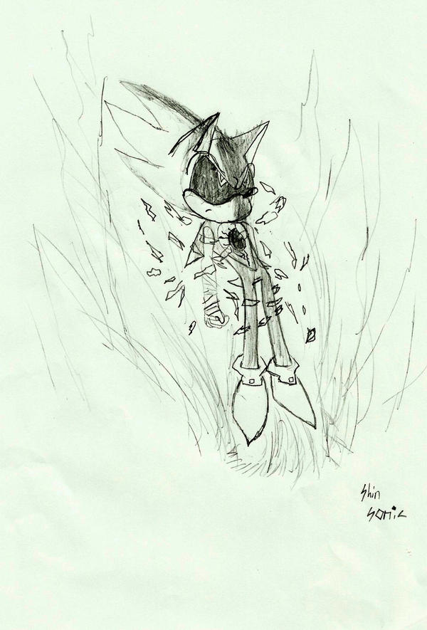 Shin Sonic by KfoxtheMercanary on DeviantArt