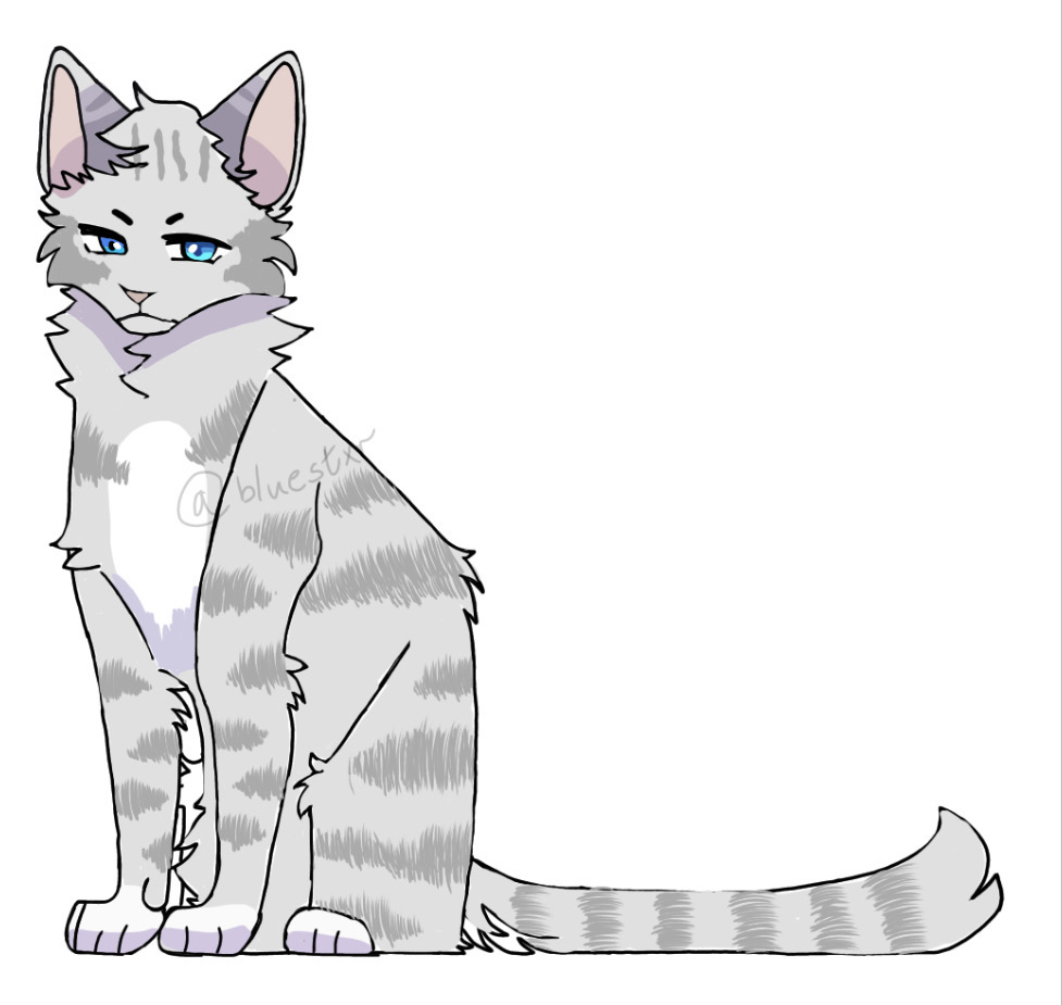 Silverstream from warrior cats by bIuestxr on DeviantArt
