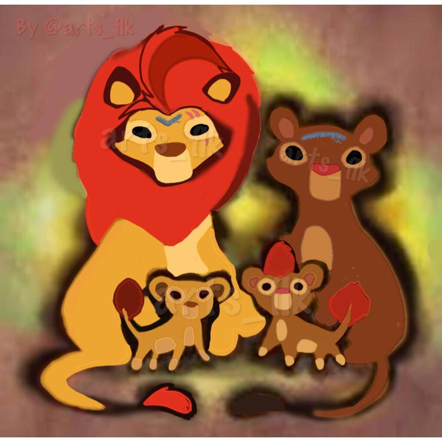 Kion Rani la familia de kion y rani by Arella79 on DeviantArt