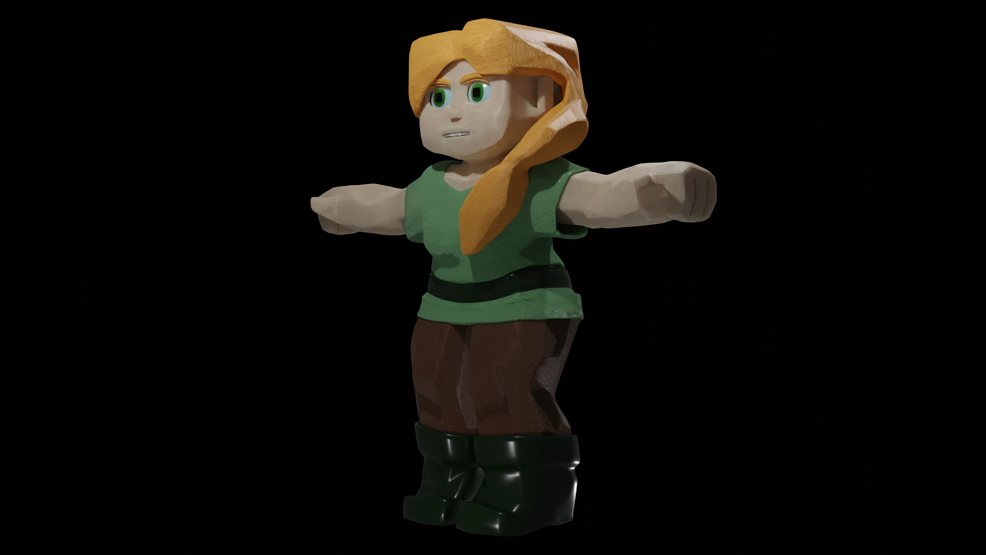 Minecraft Alex (4k) by twoloon121212 on DeviantArt