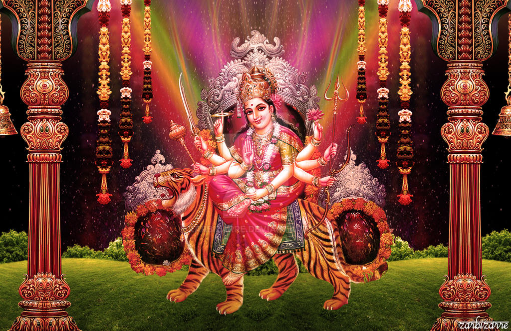 Durga R Rainbow Durga by zarbizarre on DeviantArt