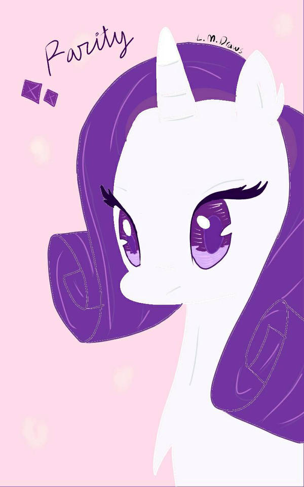 Rarity MLP by LemonMeringueDraws on DeviantArt