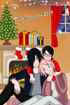 Navidad UChiha by blueazulacero