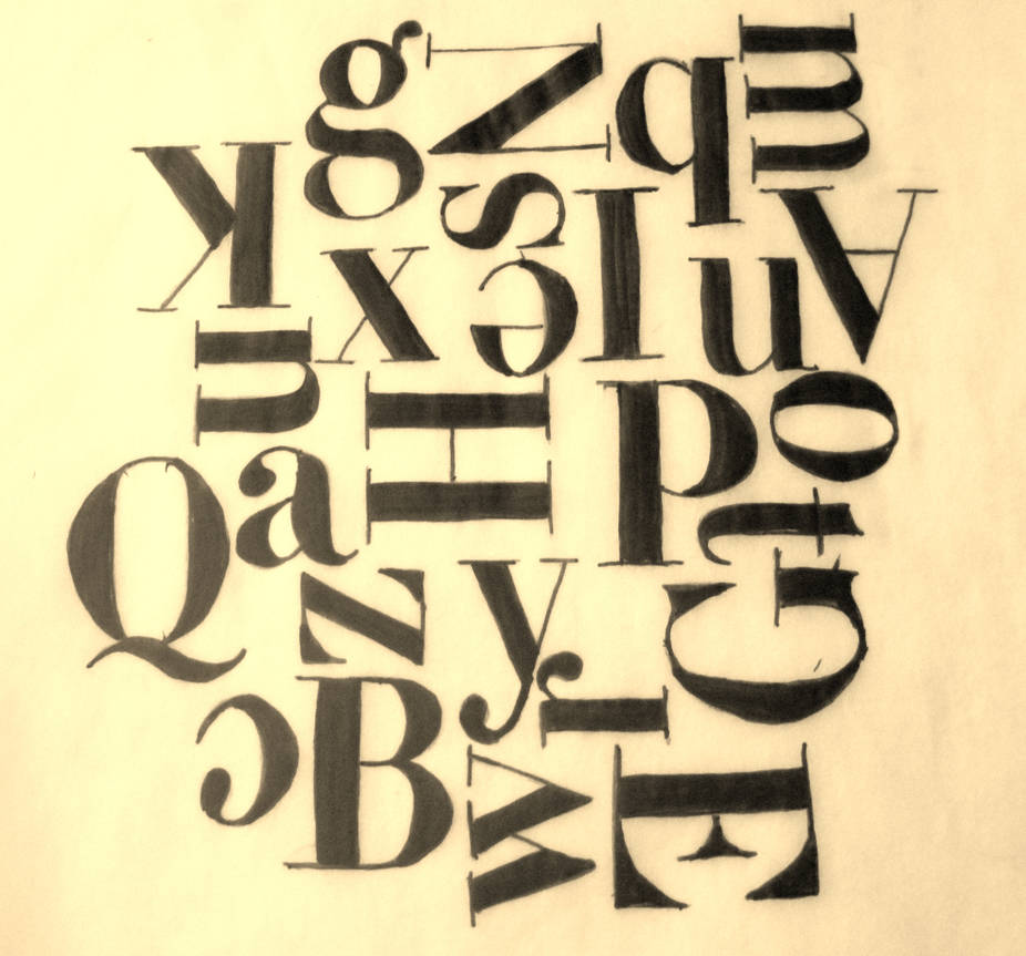 Hand drawn Didot letters by Gemmii on DeviantArt