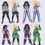 Mha Api and Zuki Outfits