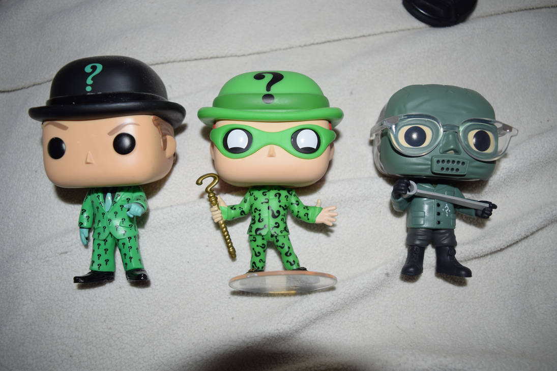 Riddler Funko pops by kllngjk on DeviantArt