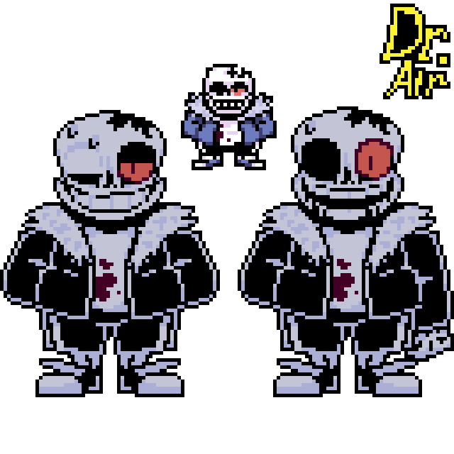 HorrorTale Sans (Canon and Fanon Design) by Mlarko on DeviantArt