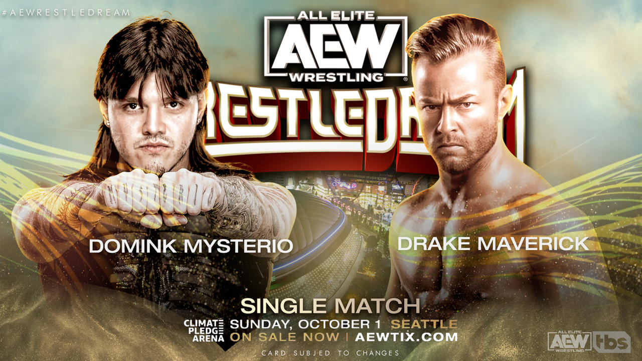 Aew Wrestledream Custom Match Card by KiddMoxxie on DeviantArt