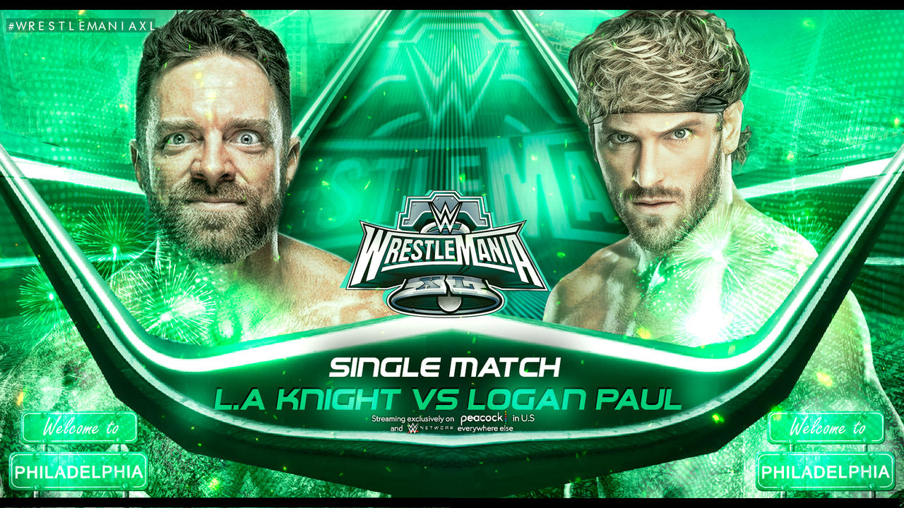 Wrestlemania 40 Custom Match Card by KiddMoxxie on DeviantArt