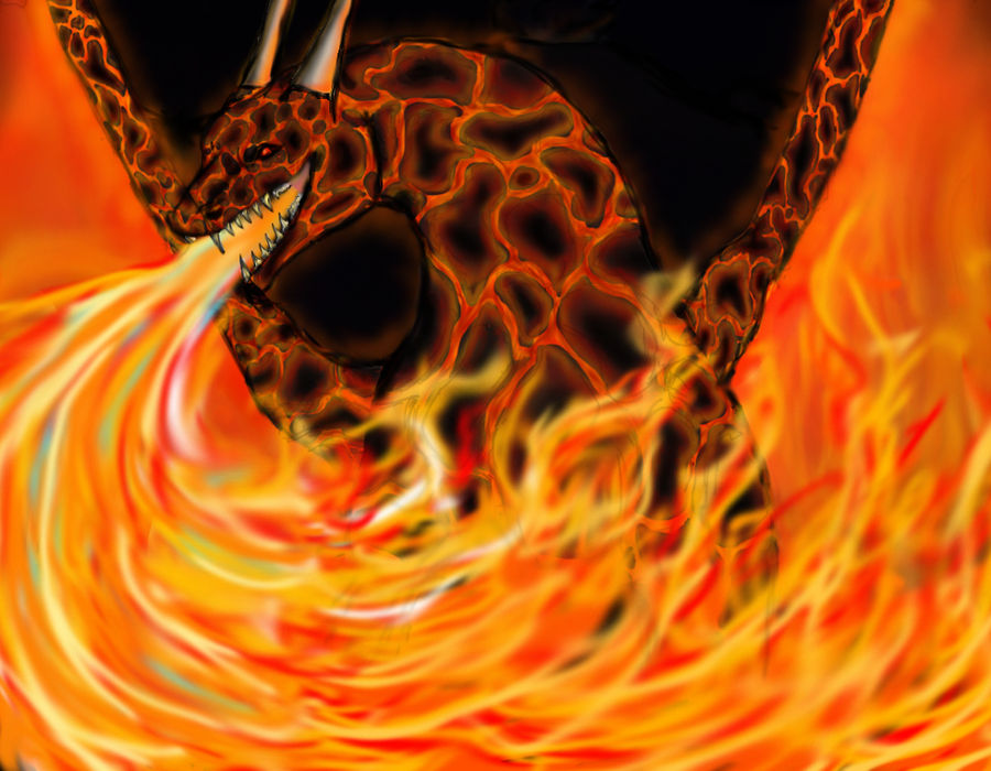 Fire Drake by Shade-of-the-Night on DeviantArt