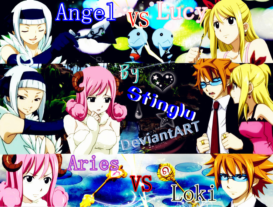 Lucy Vs Angel Fairy Tail By Stinglu On Deviantart
