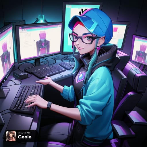 Hacker Girl 1 by Calebereis on DeviantArt