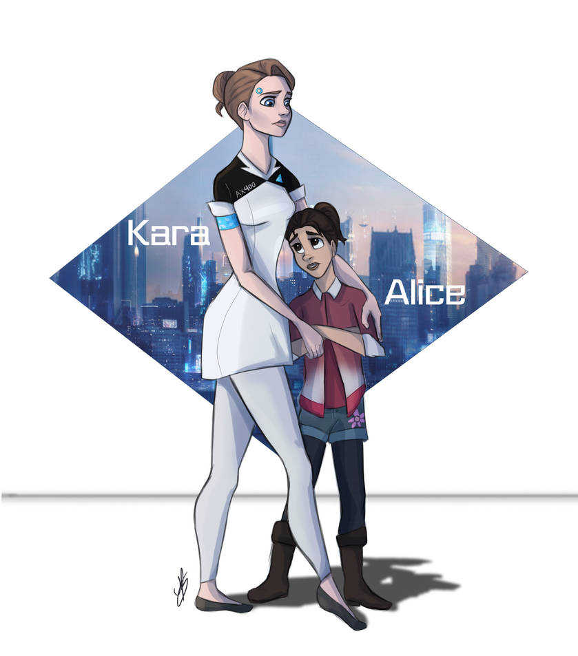Detroit Alice Kara And Alice | Detroit: Become Human by BearBearr on DeviantArt